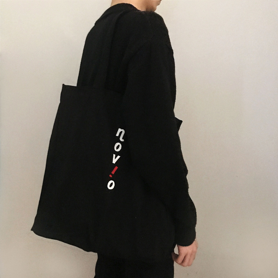 노비오(NOVIO) 브로멜 에코백_블랙