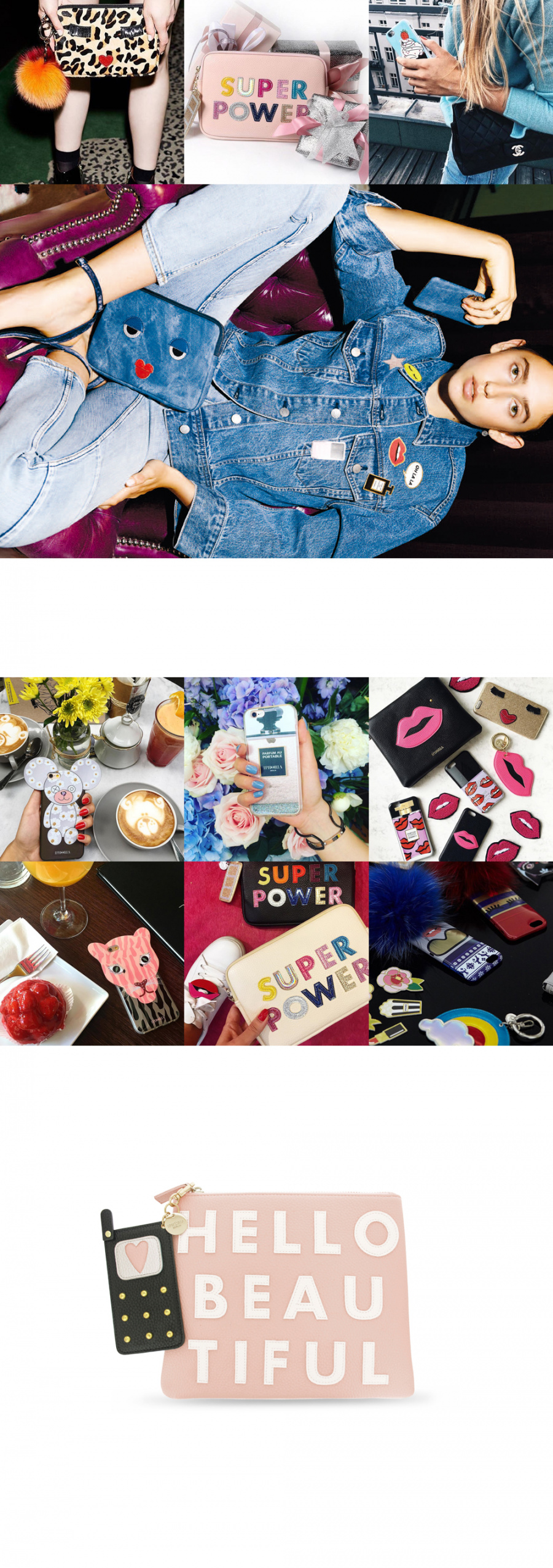 아이포리아(IPHORIA) [IPHORIA]COSMETIC BAG-HELLO BEAUTIFUL