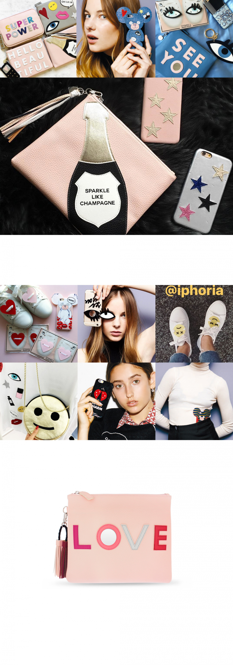 아이포리아(IPHORIA) [IPHORIA]Cosmetic Bag Love Me
