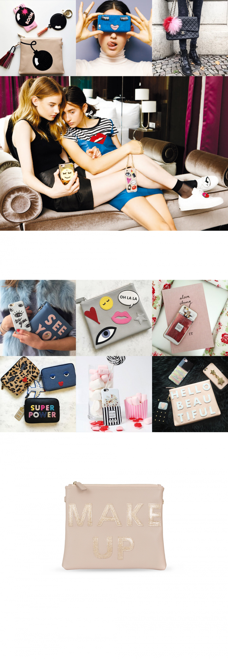 아이포리아(IPHORIA) [IPHORIA]Cosmetic Bag Gold Make Up