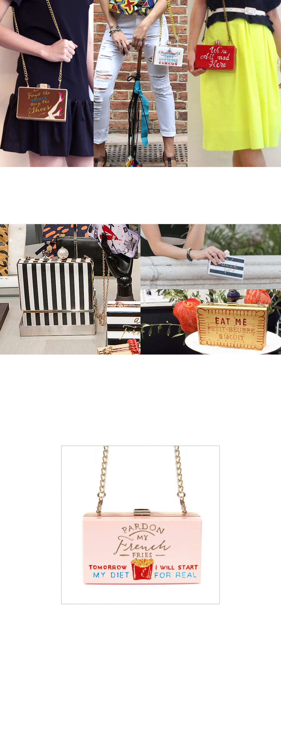 세실리아마(CECILLIA MA) [Cecilia Ma] fries bag - PINK