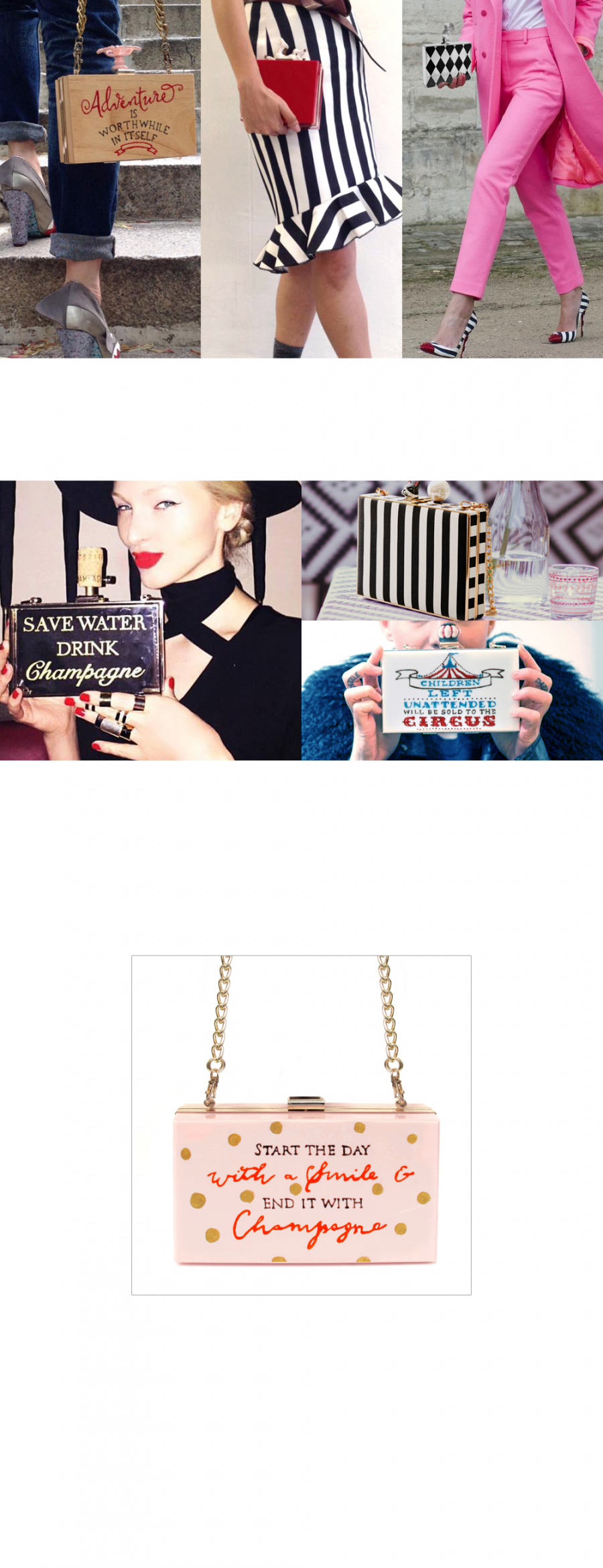 세실리아마(CECILLIA MA) [Cecilia Ma] champagne bag - PINK