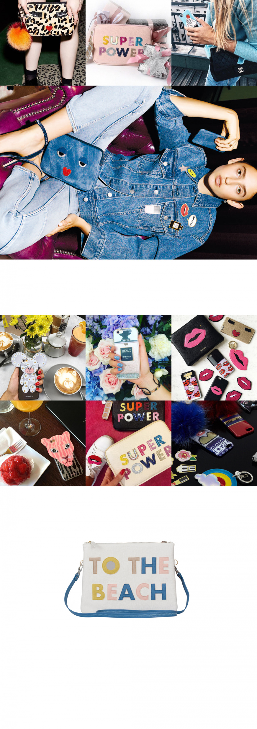 아이포리아(IPHORIA) [IPHORIA]Double Clutch -To the Beach/ On the Road. Size L