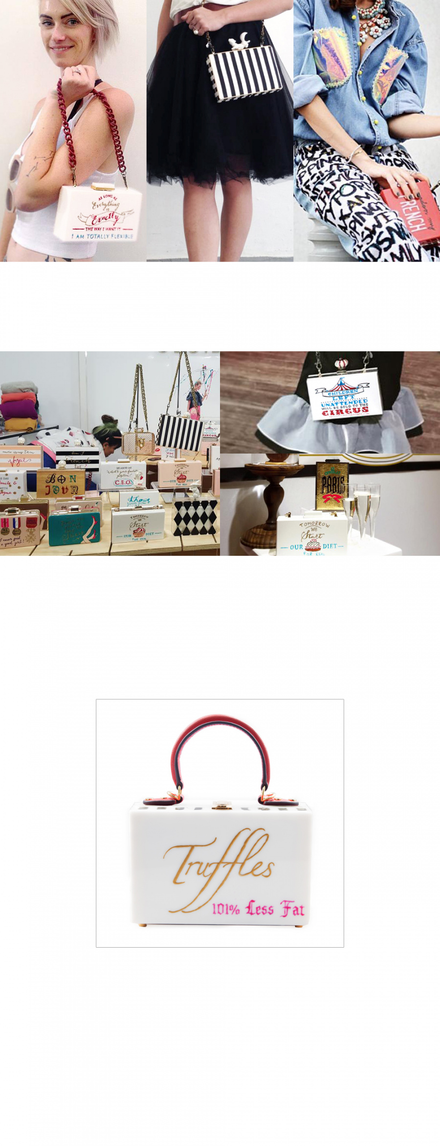 세실리아마(CECILLIA MA) [Cecilia Ma] truffle bag - WHITE