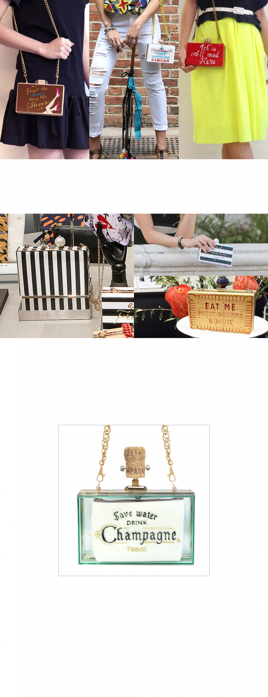 세실리아마(CECILLIA MA) [Cecilia Ma] champagne bag - GREEN