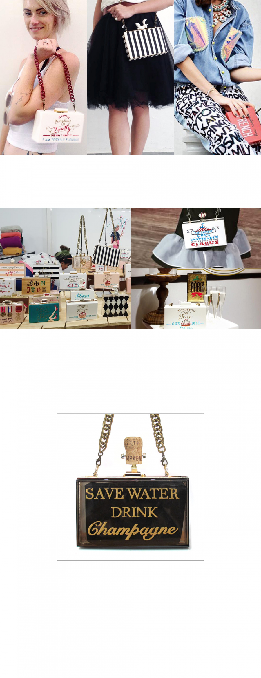 세실리아마(CECILLIA MA) [Cecilia Ma] save water - BROWN