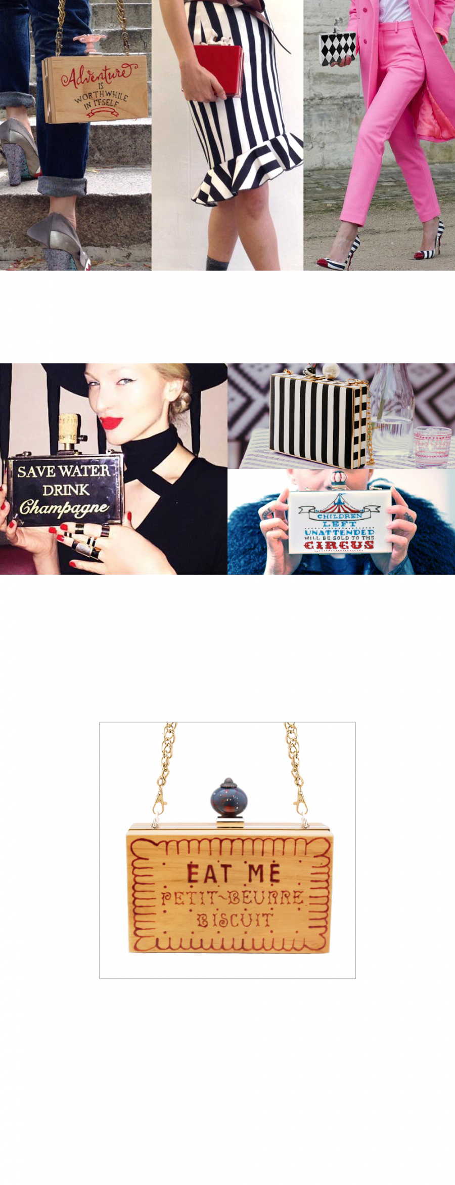 세실리아마(CECILLIA MA) [Cecilia Ma] biscuit bag - WOOD