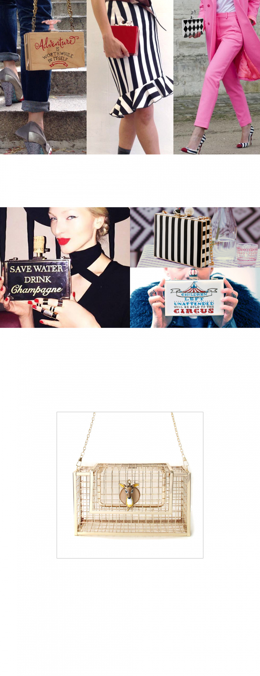 세실리아마(CECILLIA MA) [Cecilia Ma] cage bag - BRONZE