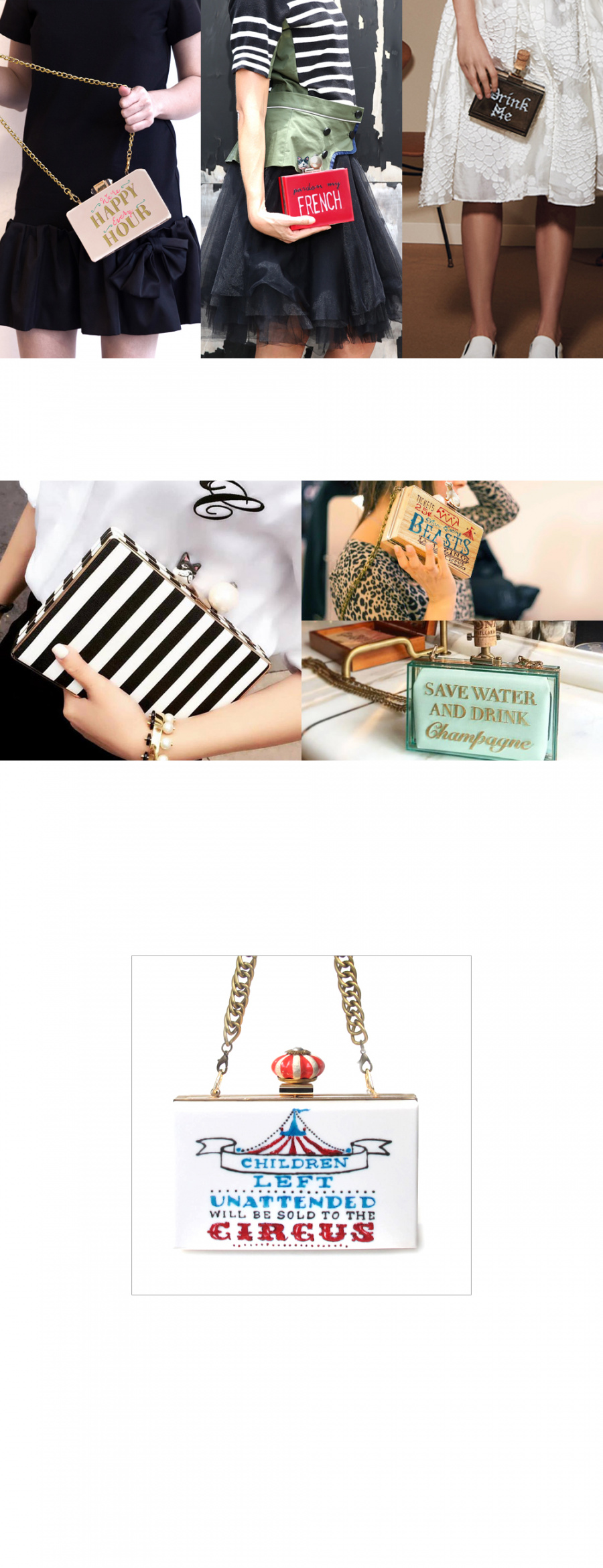 세실리아마(CECILLIA MA) [Cecilia Ma] circus bag - WHITE