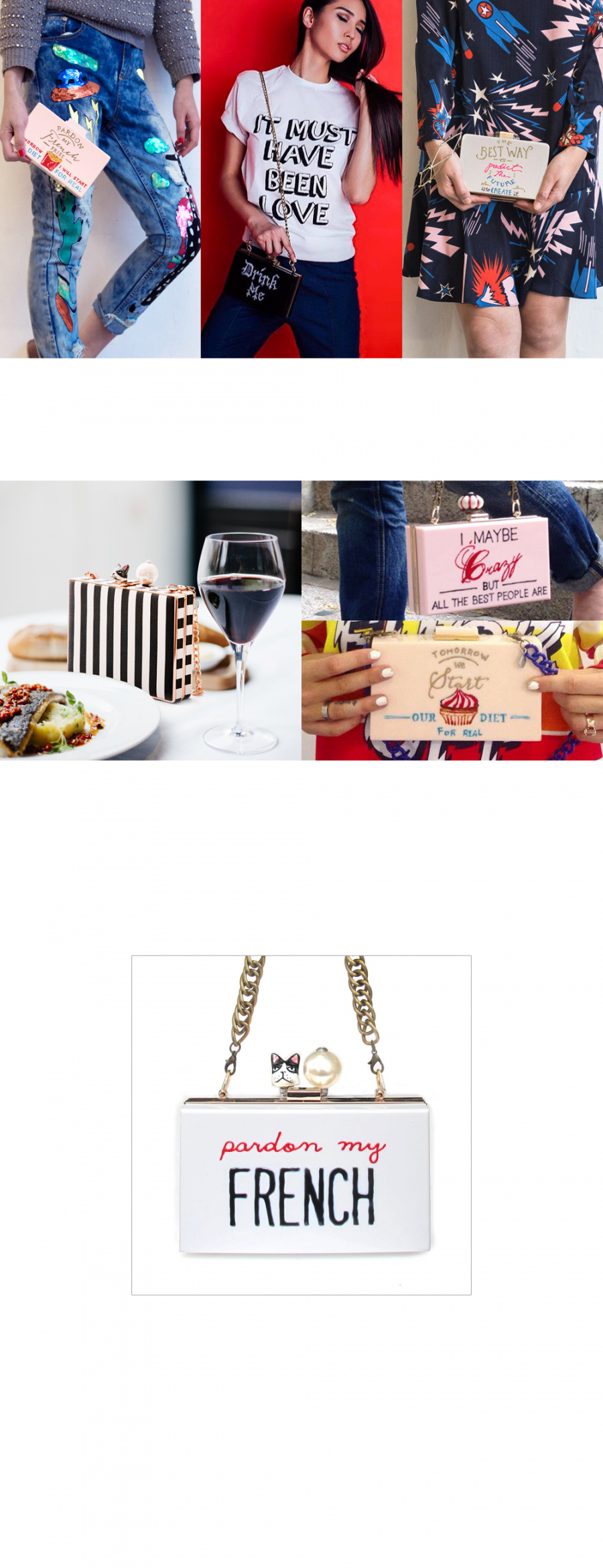 세실리아마(CECILLIA MA) [Cecilia Ma] french bag - WHITE