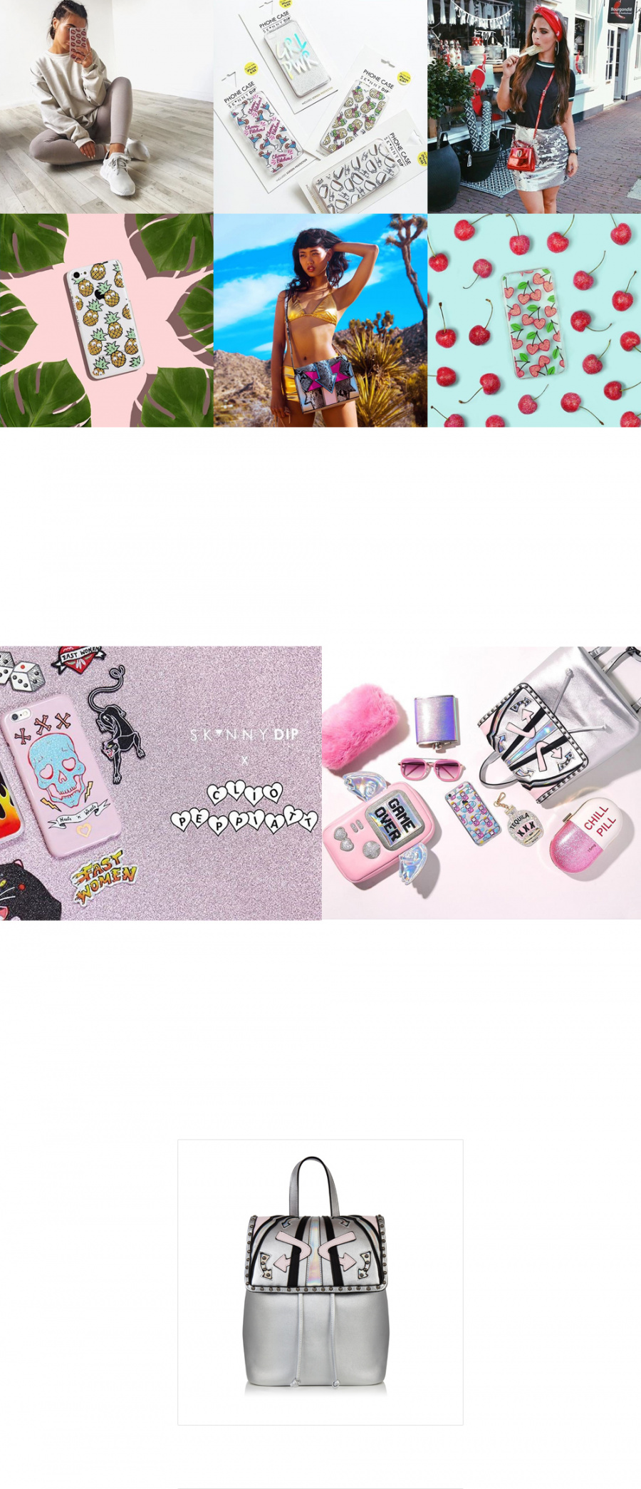 스키니딥(SKINNY DIP) BUMBLE BACKPACK