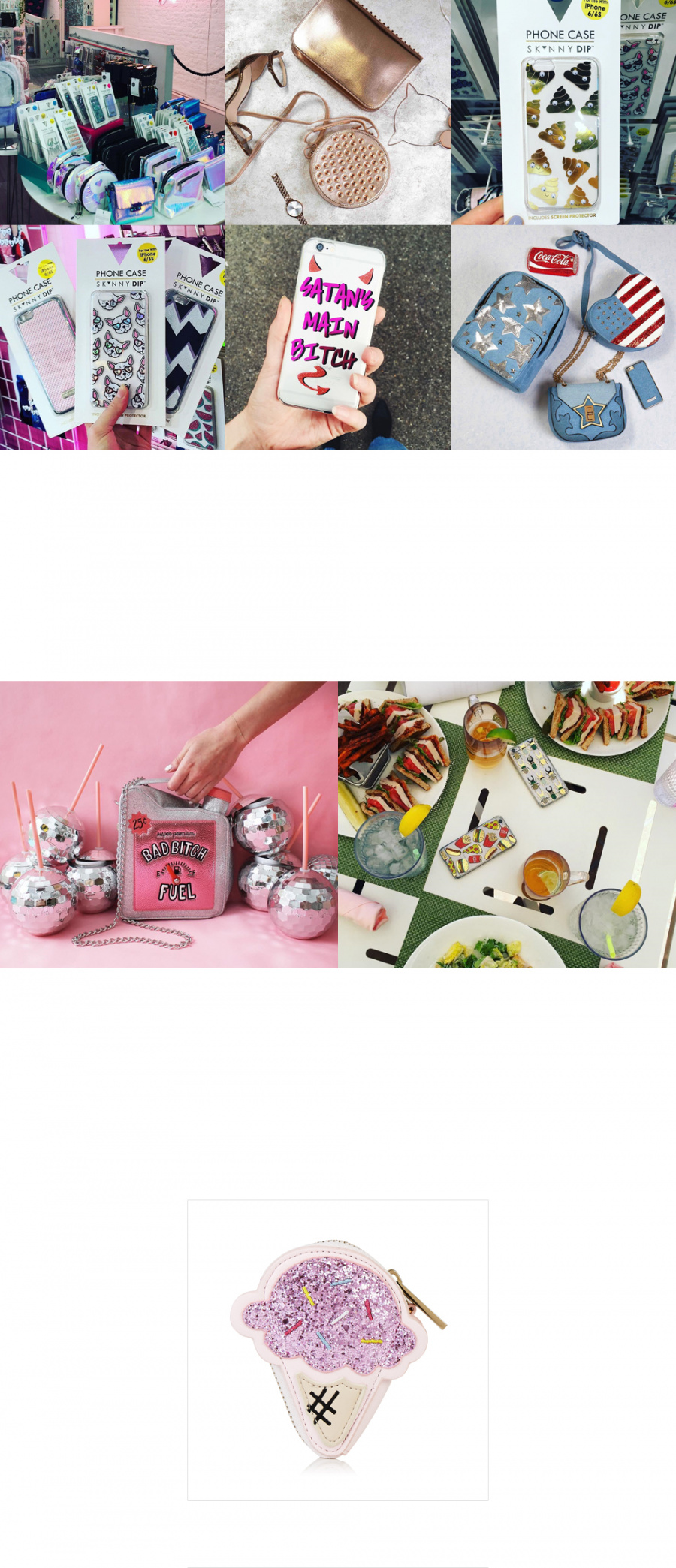 스키니딥(SKINNY DIP) Ice Cream Coin Purse