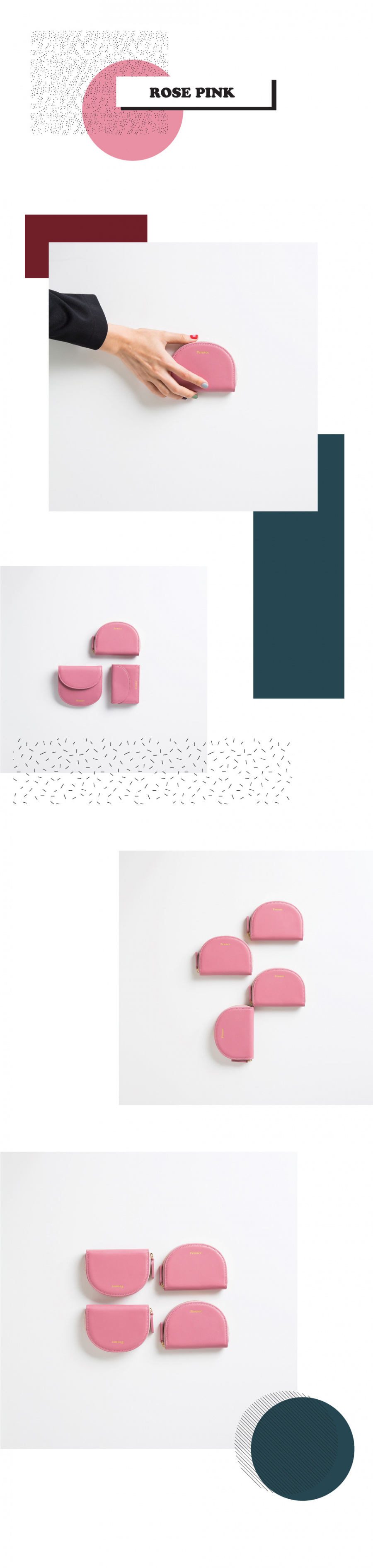 페넥(FENNEC) Fennec Halfmoon Pocket 003 Rose Pink