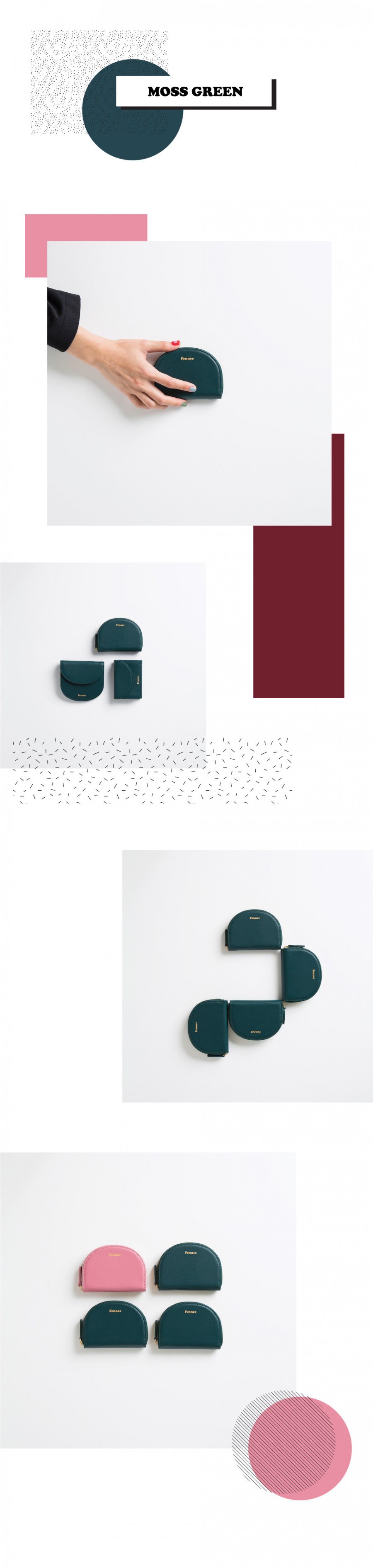 페넥(FENNEC) Halfmoon Pocket 004 Moss Green