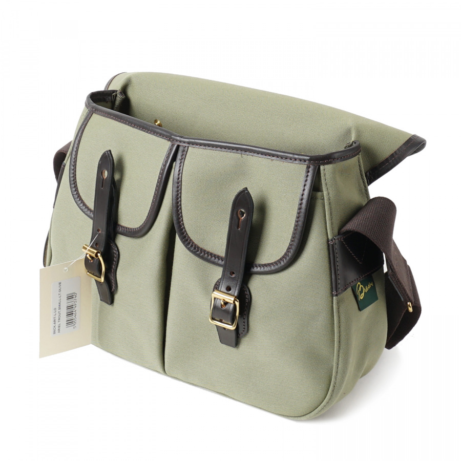 브래디백(BRADYBAGS) 브래디 백 스몰 아리엘 트라우트 피싱 백 라이트 올리브