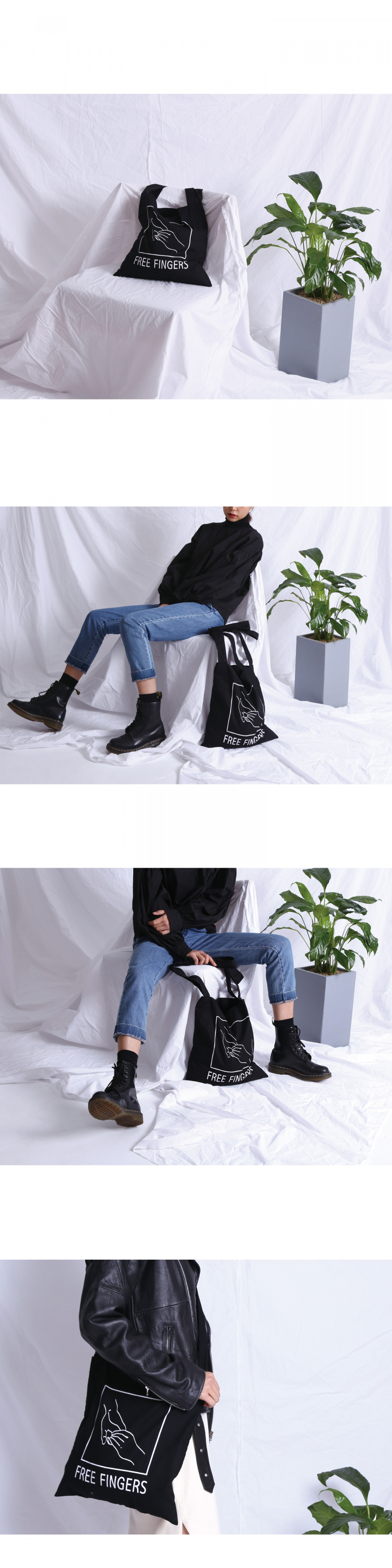 프리핑거스(FREE FINGERS) [ 프리핑거스 ] FF004 - BK 가방