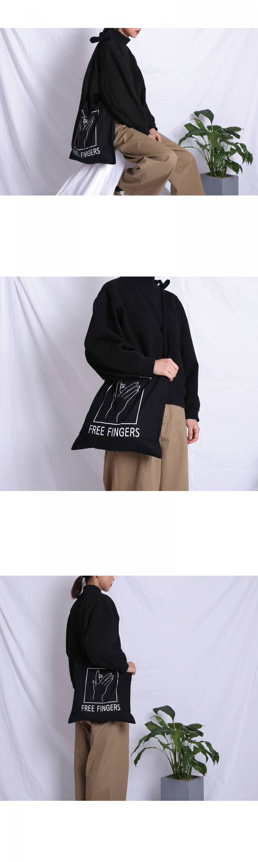 프리핑거스(FREE FINGERS) [ 프리핑거스 ] FF005 - BK 가방