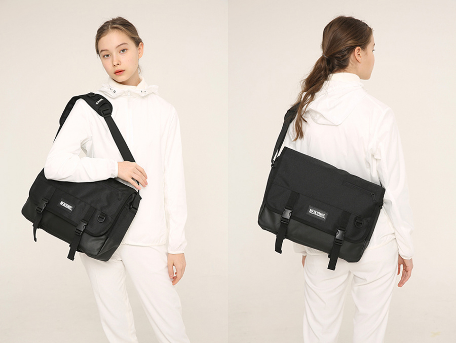 네이키드니스(NEIKIDNIS) ICON MESSENGER BAG / BLACK