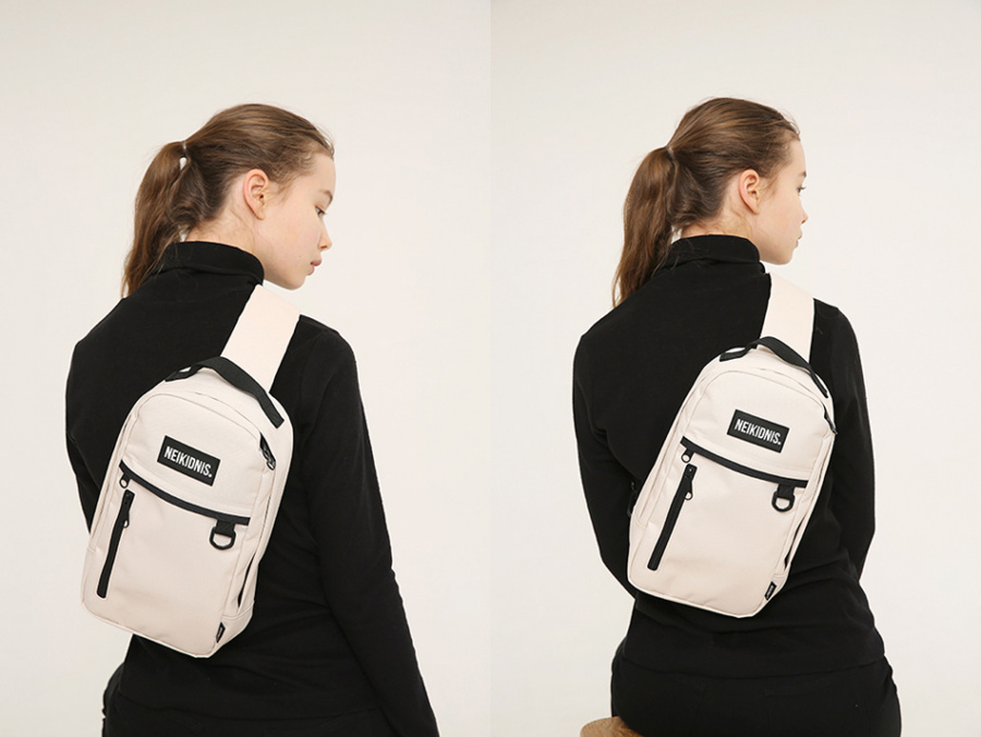 네이키드니스(NEIKIDNIS) DAILY SLING BAG / LIGHT BEIGE