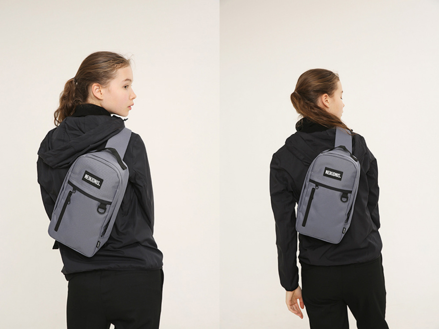 네이키드니스(NEIKIDNIS) DAILY SLING BAG / CHARCOAL