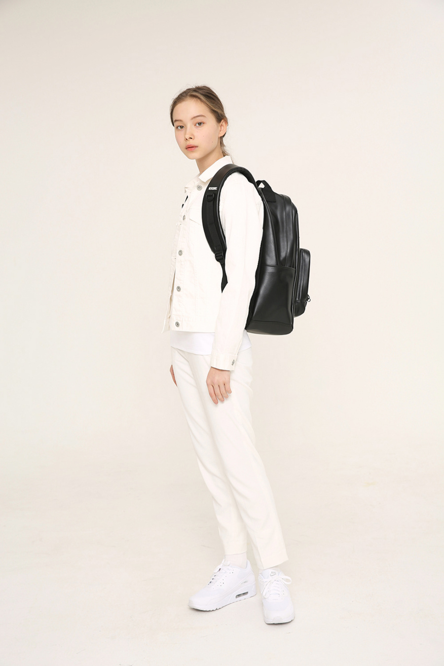네이키드니스(NEIKIDNIS) [레더] P.R.IME BACKPACK / LEATHER BLACK