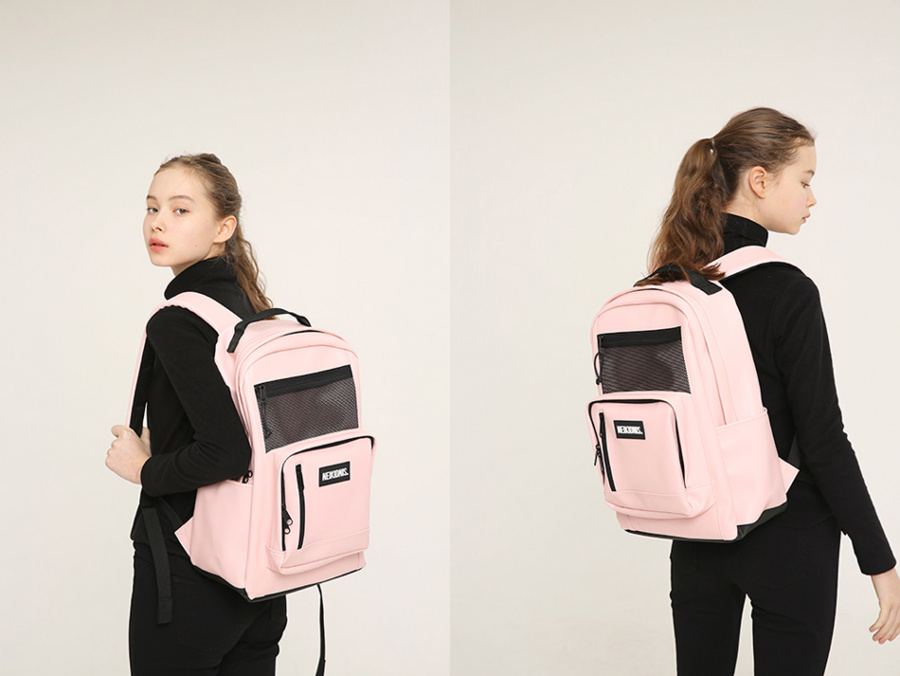네이키드니스(NEIKIDNIS) [레더] P.R.IME BACKPACK / LEATHER PINK