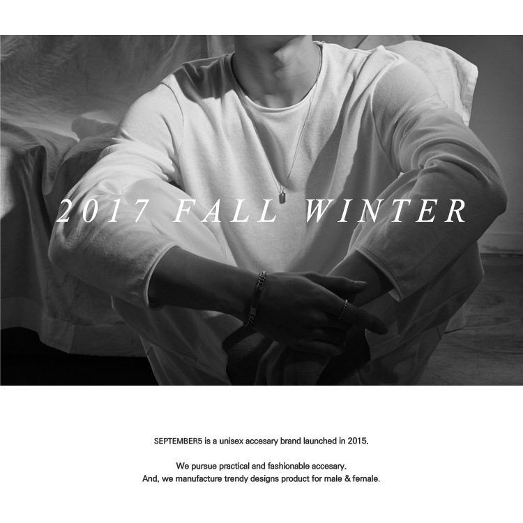 셉텐벌5(SEPTEMBER5) 빈티지 스틸 체인 안경