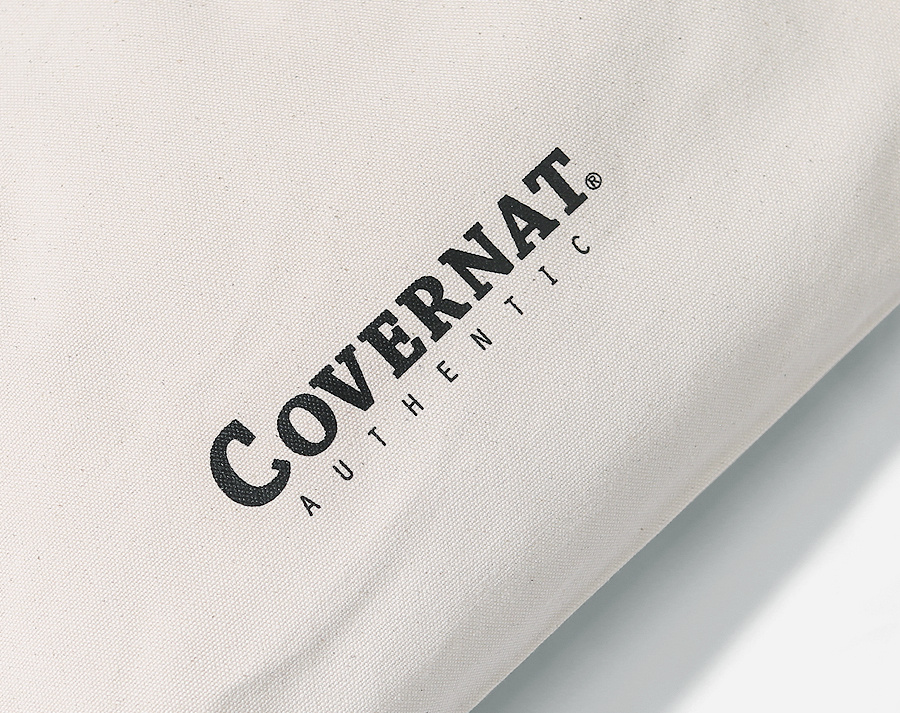 커버낫(COVERNAT) AUTHENTIC LOGO 2WAY BAG IVORY