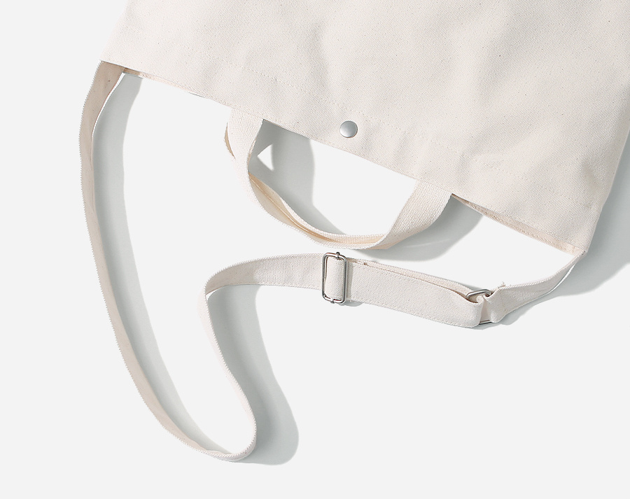 커버낫(COVERNAT) AUTHENTIC LOGO 2WAY BAG IVORY