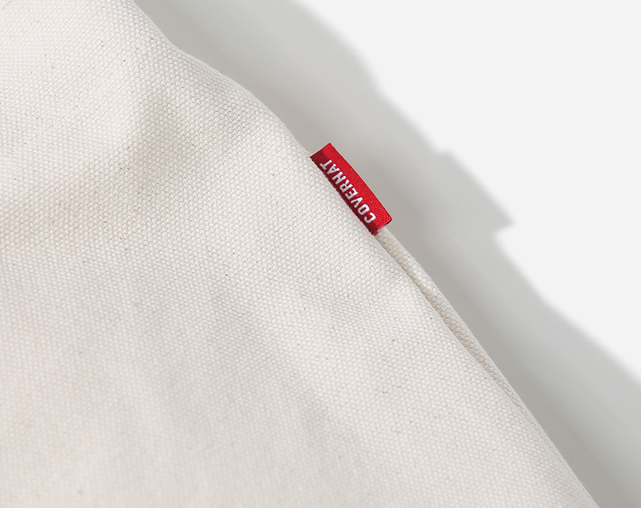 커버낫(COVERNAT) AUTHENTIC LOGO 2WAY BAG IVORY