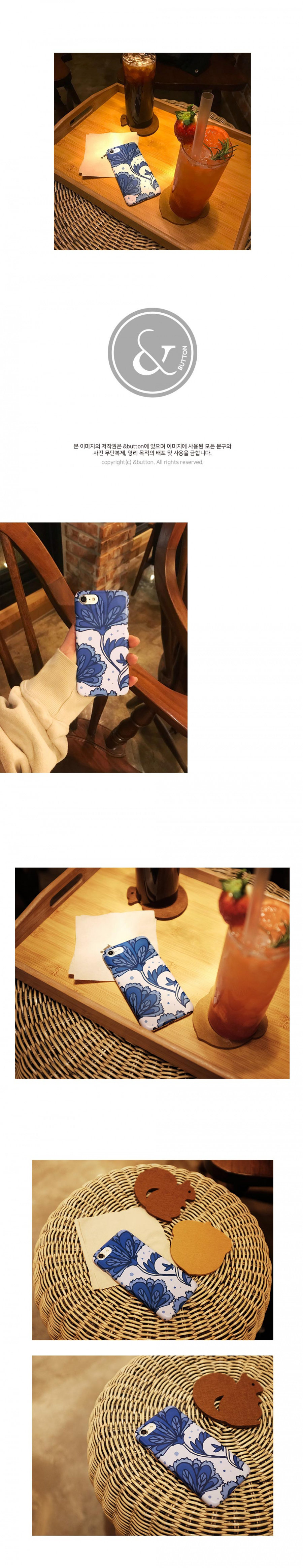 앤버튼(ANDBUTTON) 블루 꽃잎