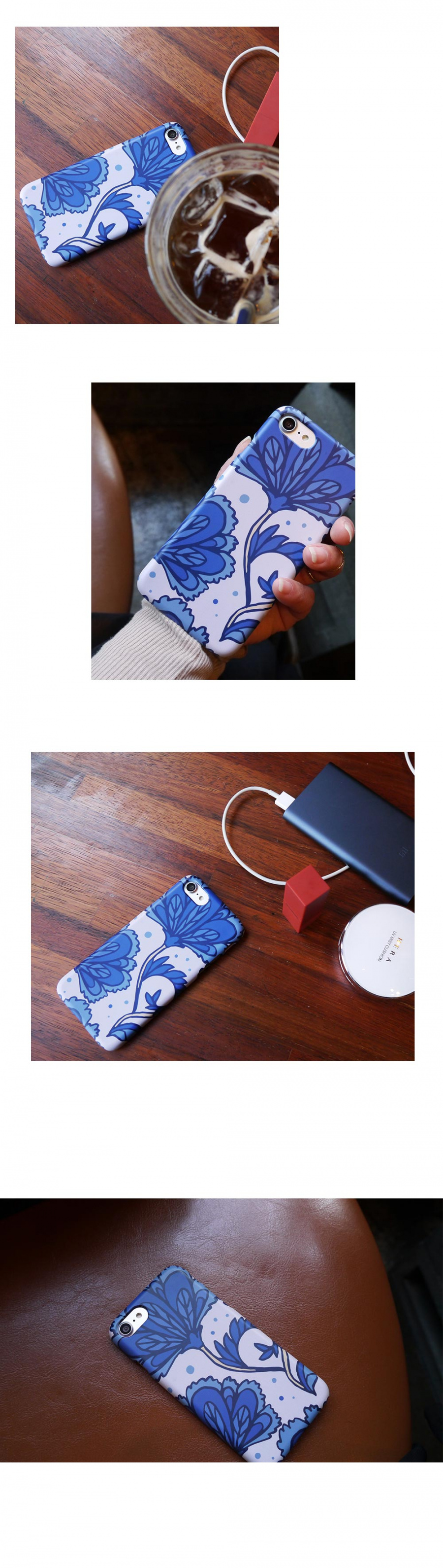 앤버튼(ANDBUTTON) 블루 꽃잎