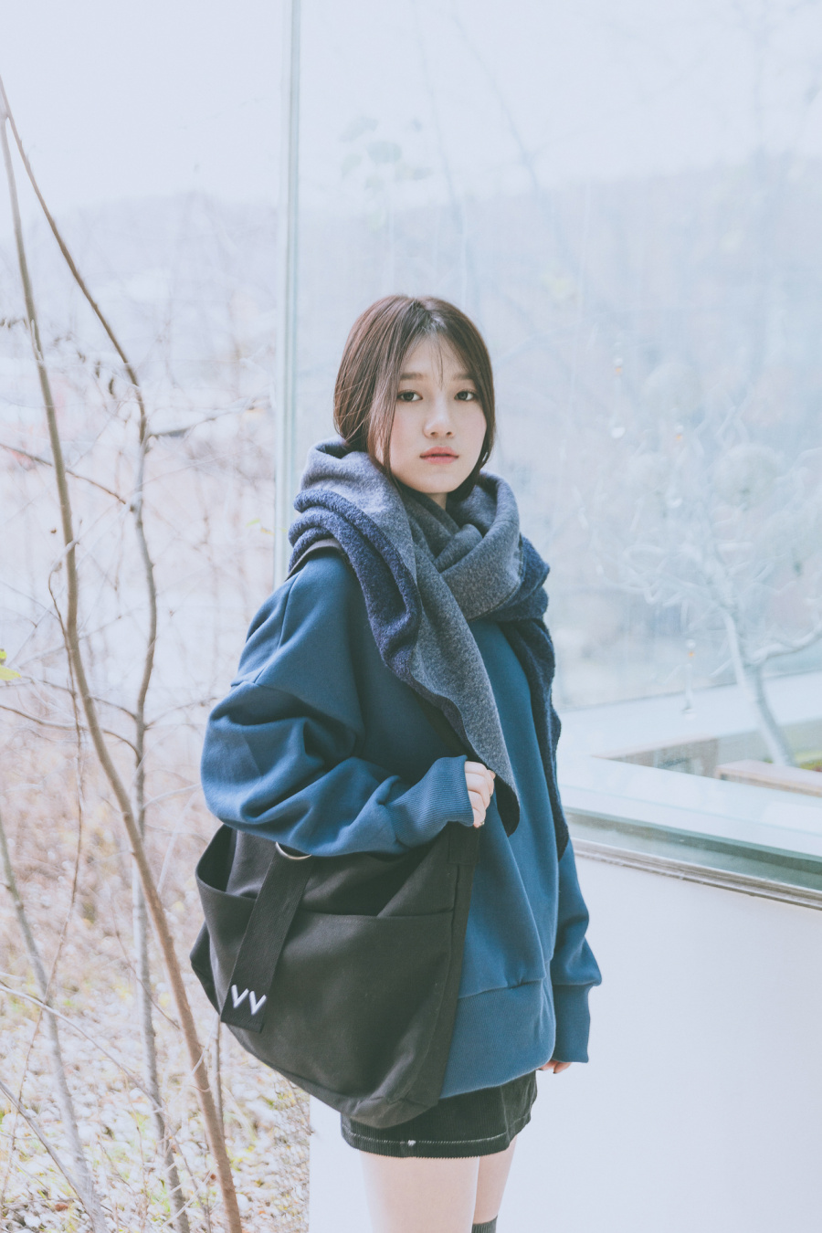 아빈(ARVVIN) D ring BAG - Black