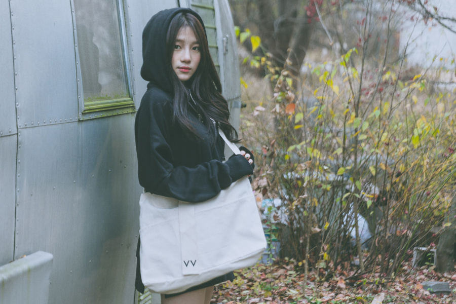 아빈(ARVVIN) D ring BAG - Black