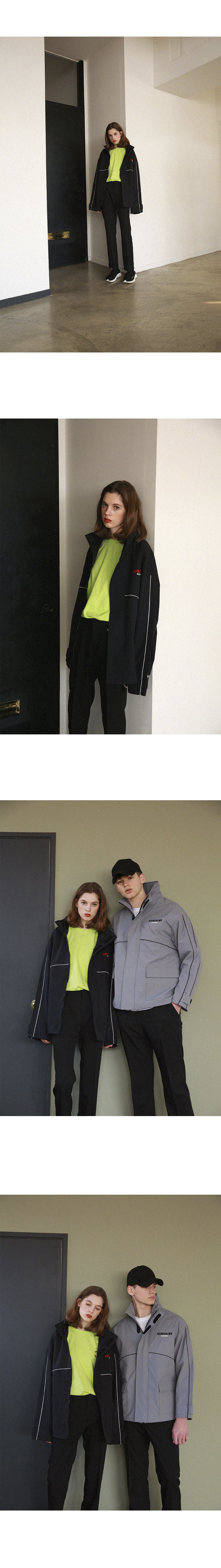 어패럴싯(APPARELXIT) 유니섹스 오버핏 플라워 티셔츠 블랙