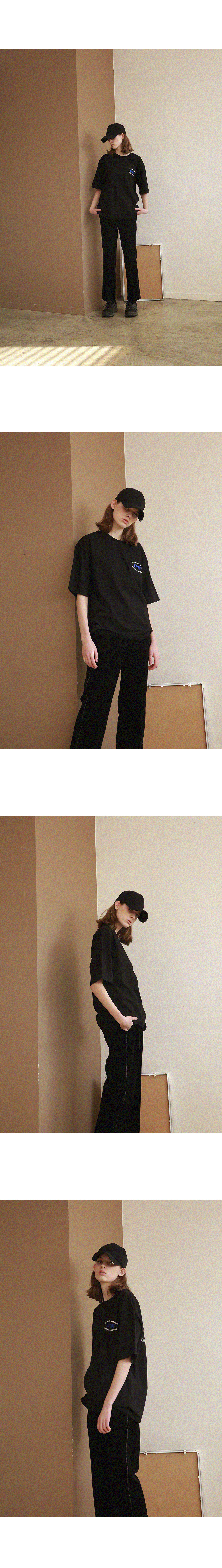 어패럴싯(APPARELXIT) 유니섹스 오버핏 플라워 티셔츠 라이트그린