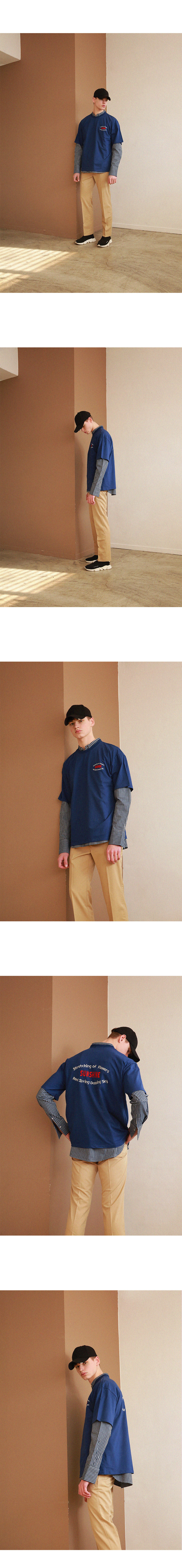 어패럴싯(APPARELXIT) 유니섹스 오버핏 플라워 티셔츠 라이트그린