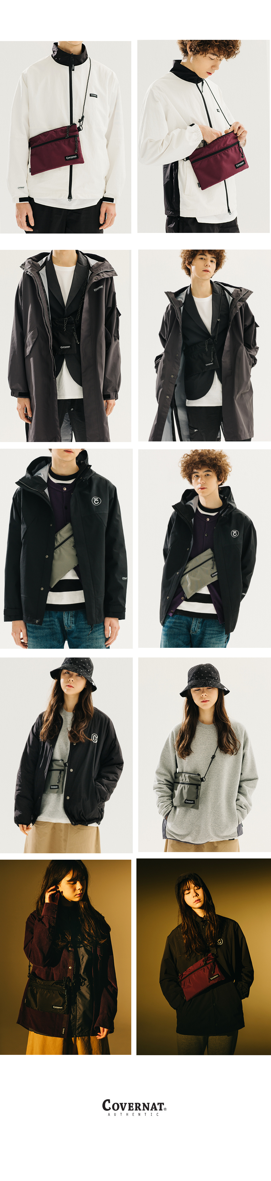 커버낫(COVERNAT) SACOCHE BAG ORANGE