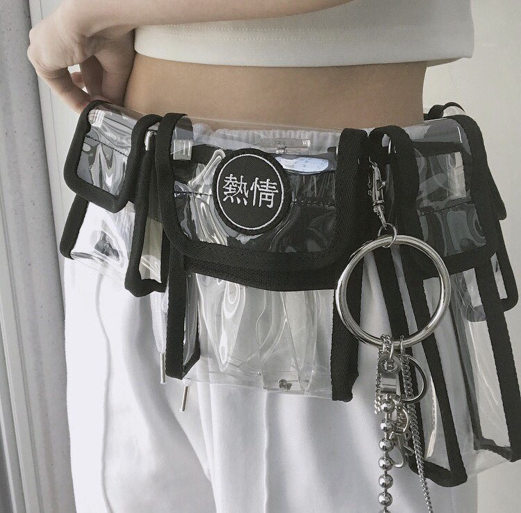 도름(DOLM) Utility Hip Sack Clear