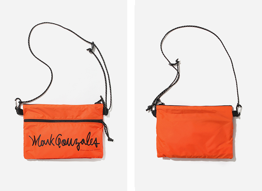 마크 곤잘레스(MARK GONZALES) BIG LOGO SACOCHE BAG ORANGE