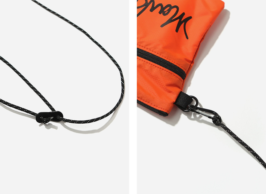 마크 곤잘레스(MARK GONZALES) BIG LOGO SACOCHE BAG ORANGE