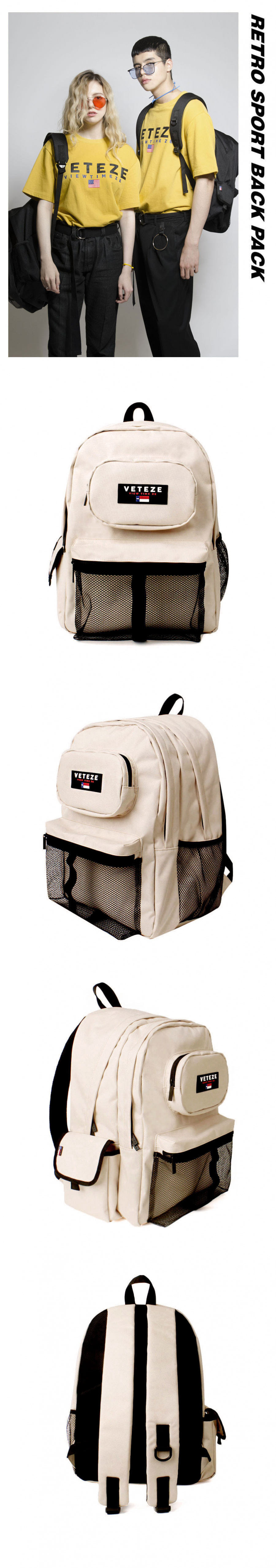 베테제(VETEZE) RETRO SPORT BAG - BE
