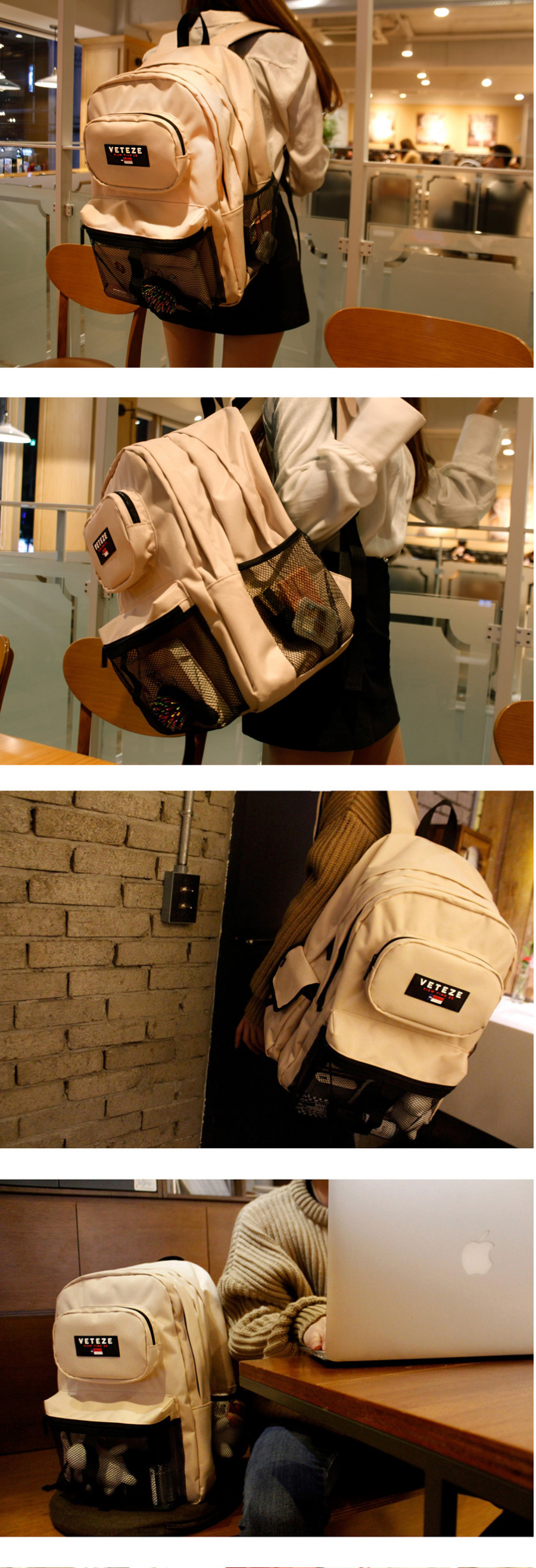 베테제(VETEZE) RETRO SPORT BAG - GN