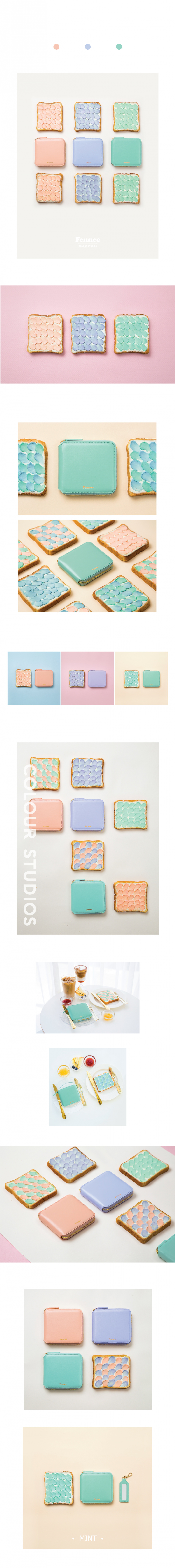 페넥(FENNEC) Fennec Zipper Wallet 031 Mint