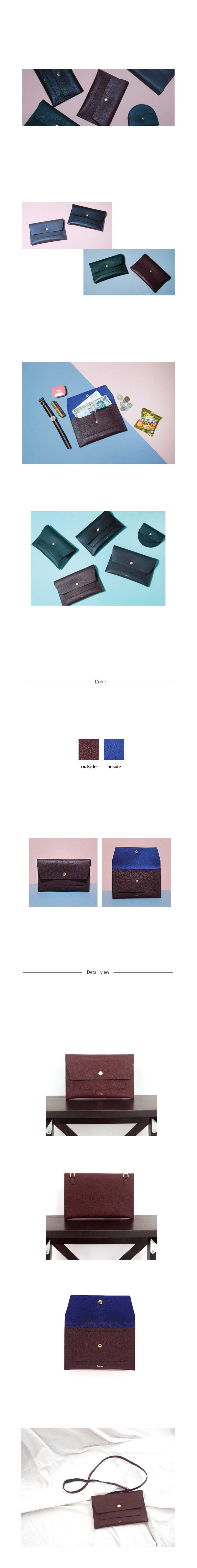 이유(LEEYU) 멀티클러치크로스바디_와인