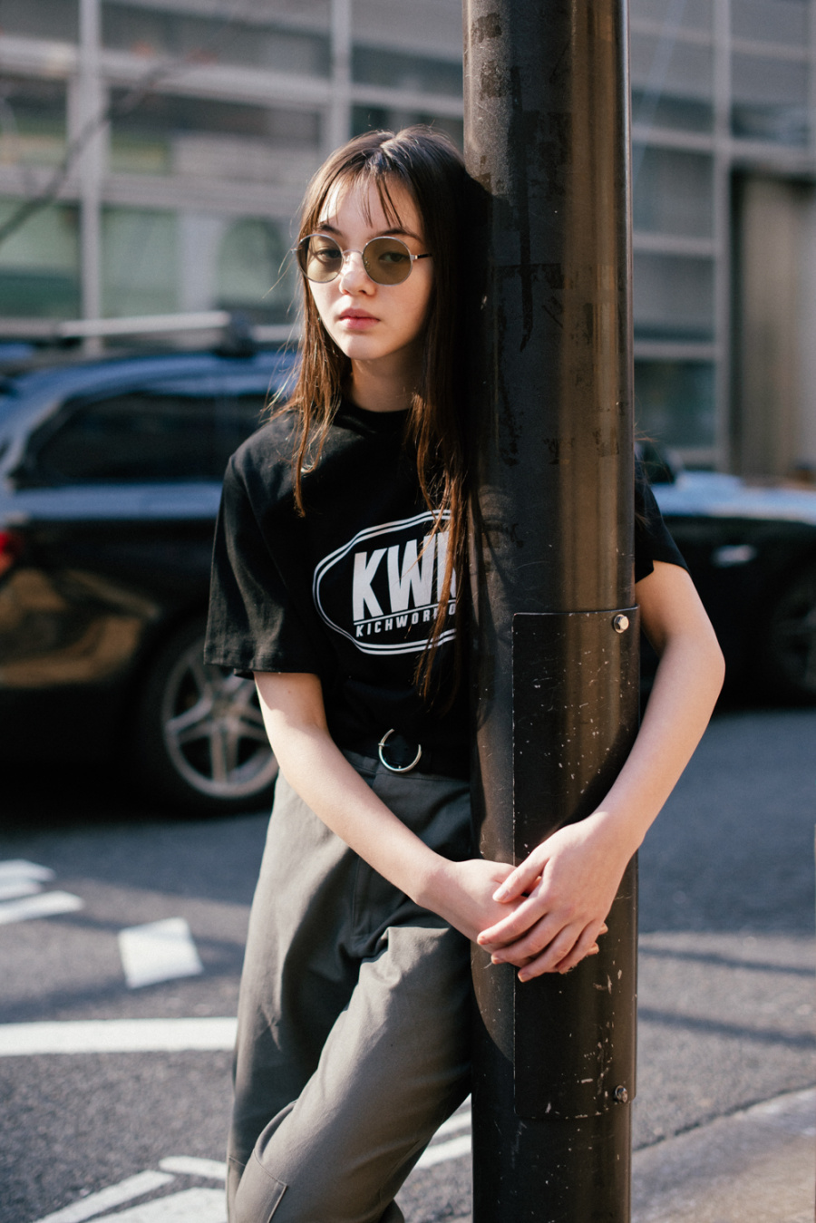 키치워크(KICHWORK) 18 SS KWK Logo T_Black