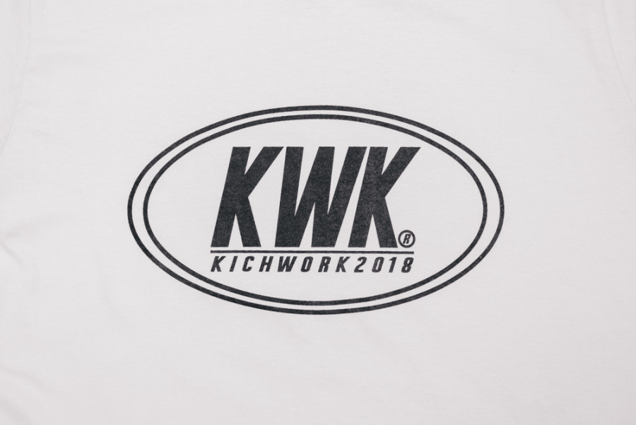 키치워크(KICHWORK) 18 SS KWK Logo T_Neon [NCT 마크 착용]