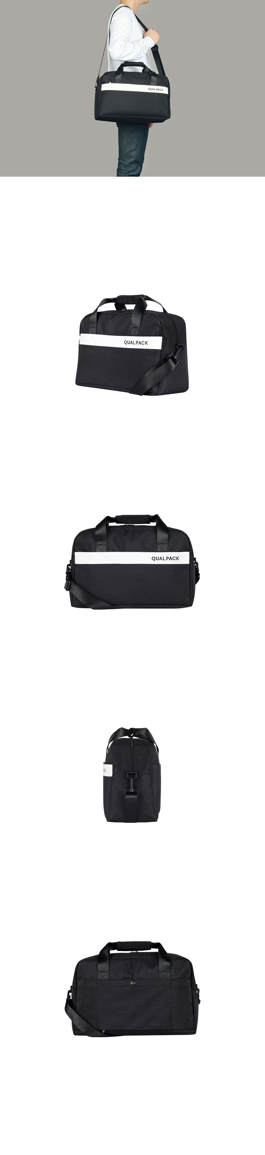 퀄팩(QUALPACK) 퀄팩 여행용 보스턴백 QB4001 크림