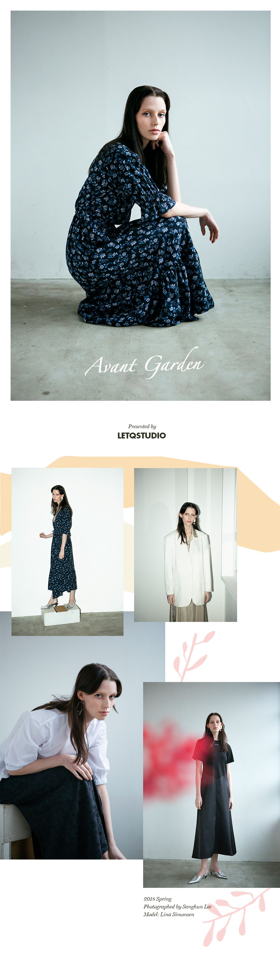 레티켓 스튜디오(LETQ STUDIO) Avant Garden 린넨 에코백 [아이보리]