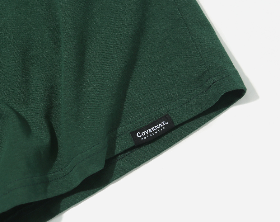 커버낫(COVERNAT) S/S AUTHENTIC LOGO TEE GREEN